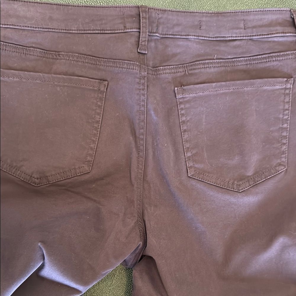 NYDJ Purple/Burgundy Flare Jeans Stretch Denim size 10 - Picture 6 of 8